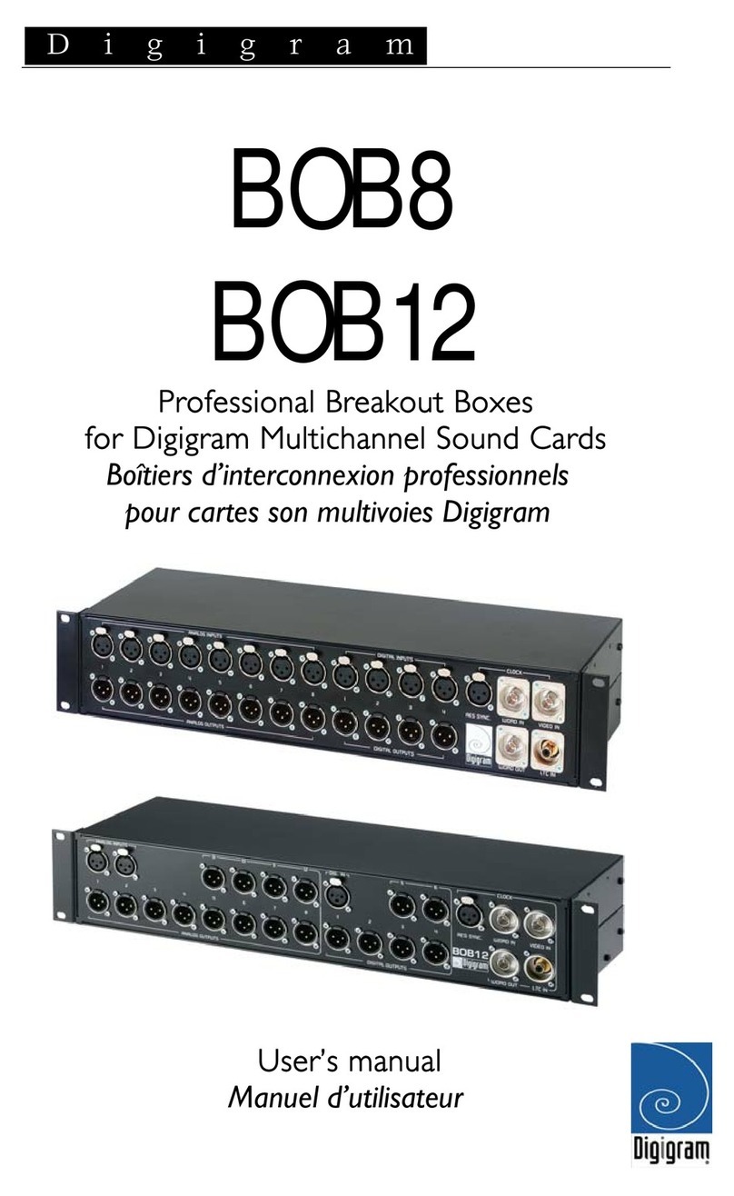 Digigram BOB8 user manual