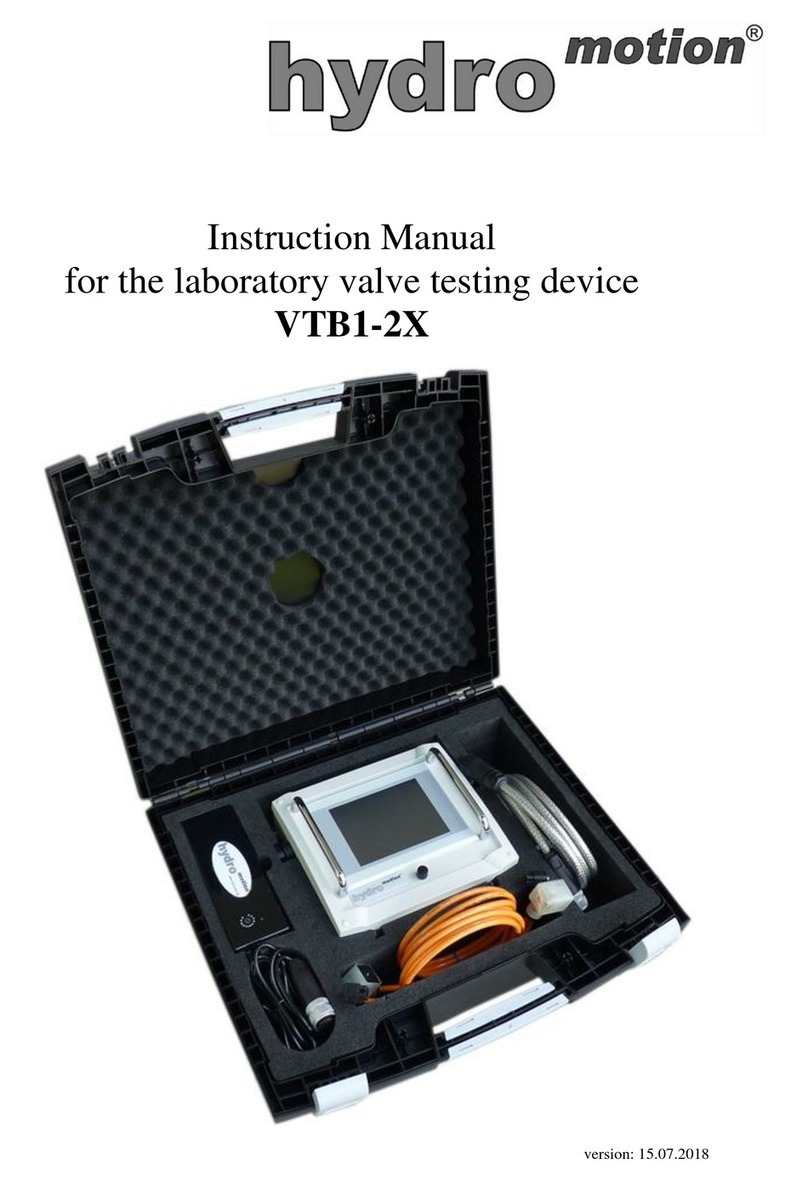 Hydromotion VTB1-2X instruction manual