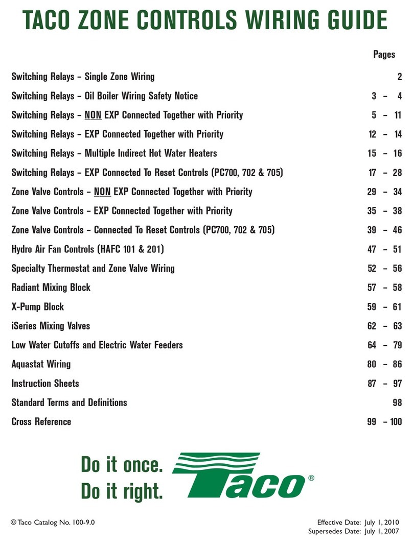 Taco SR501 Wiring guide