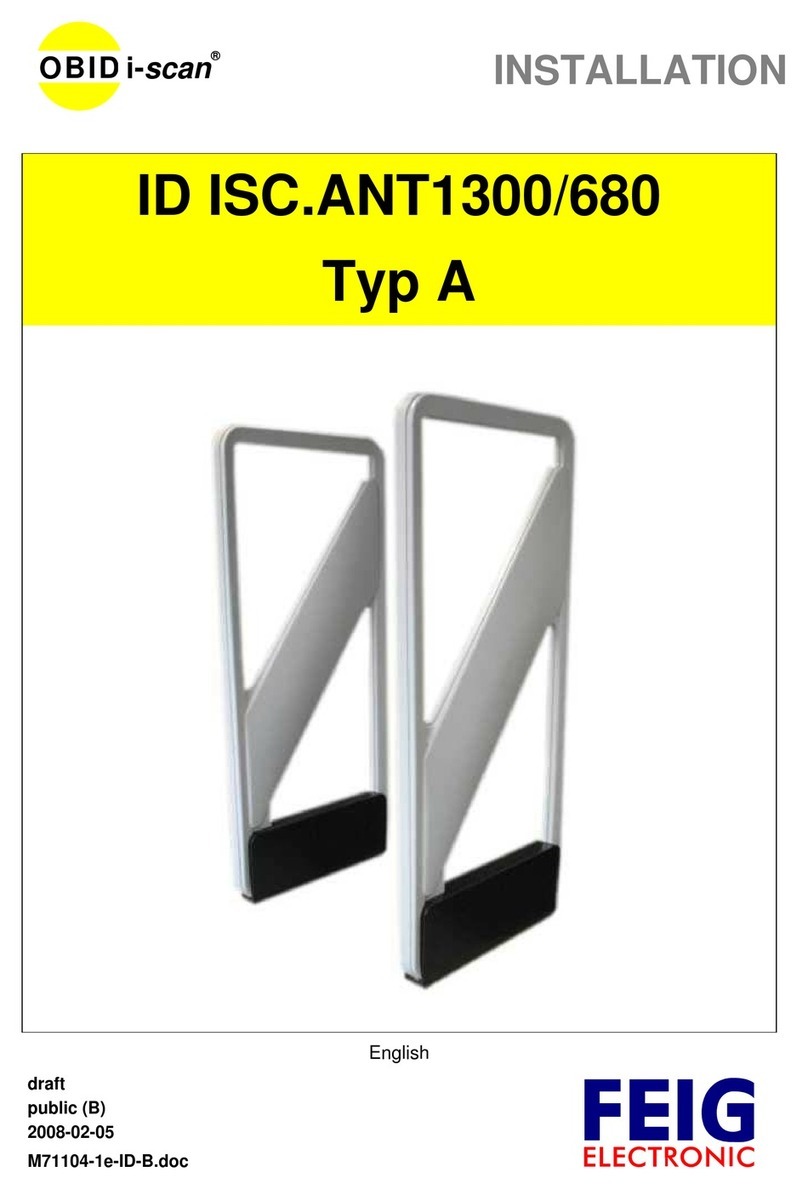 Feig Electronic OBID i-scan ID ISC.ANT1300/680-A User manual