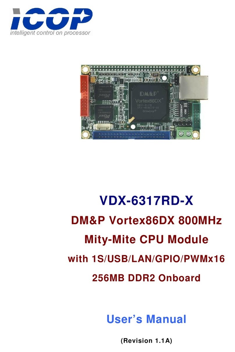 Icop VDX-6317RD-X user manual