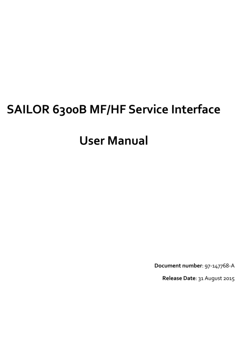 Sailor S6000 series user manual