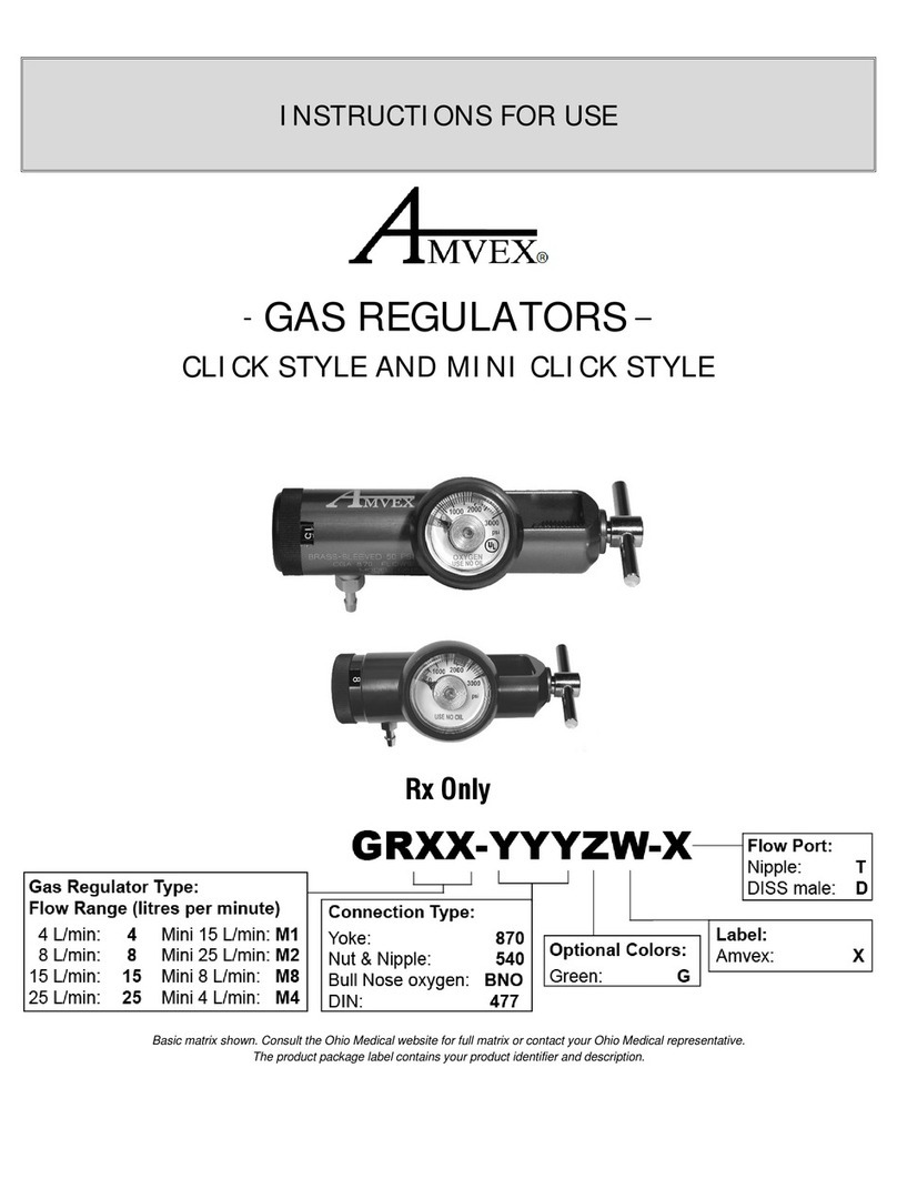 Ohio Medical AMVEX CLICK STYLE Instructions for use