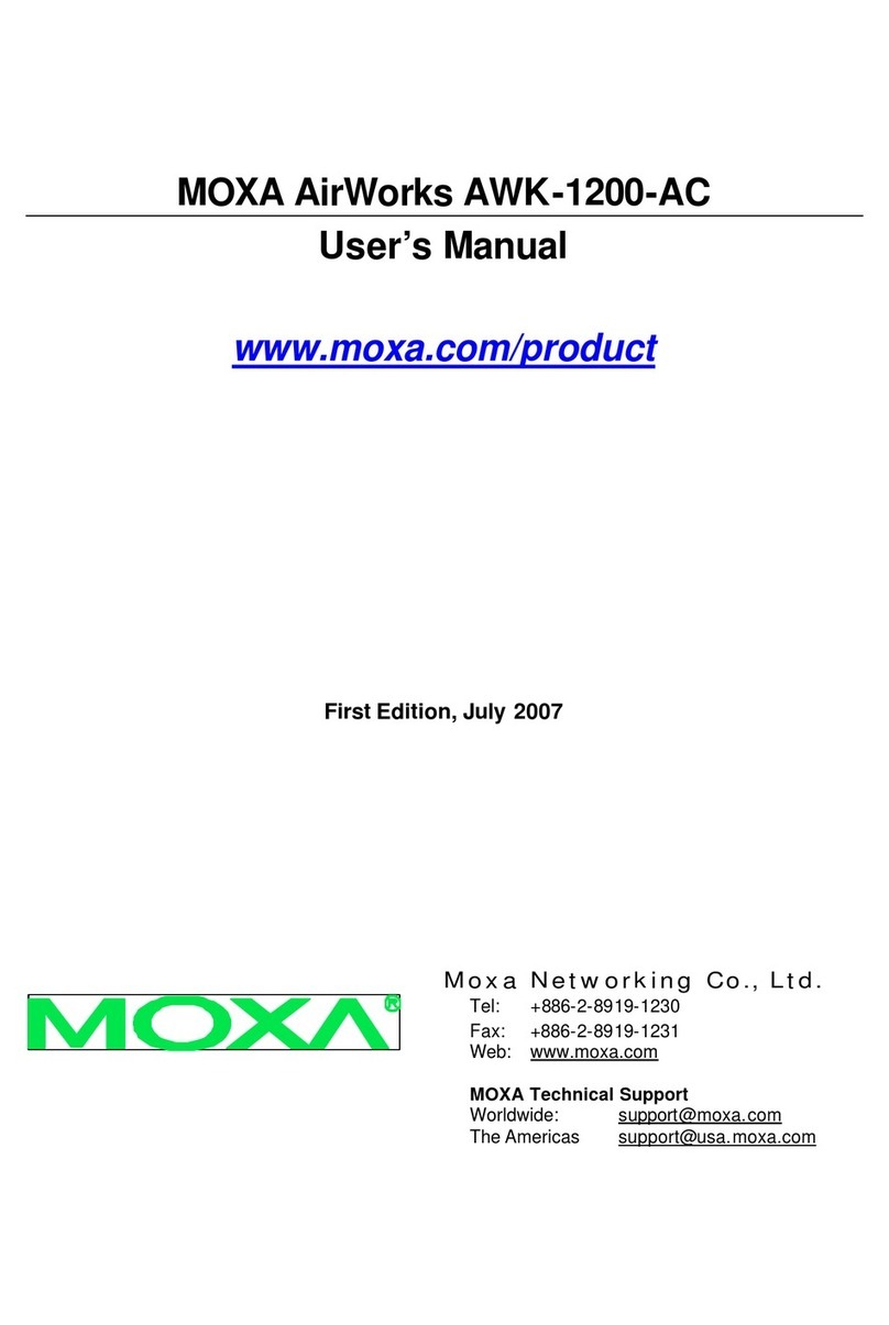 Moxa Technologies AirWorks AWK-1200-AC User manual