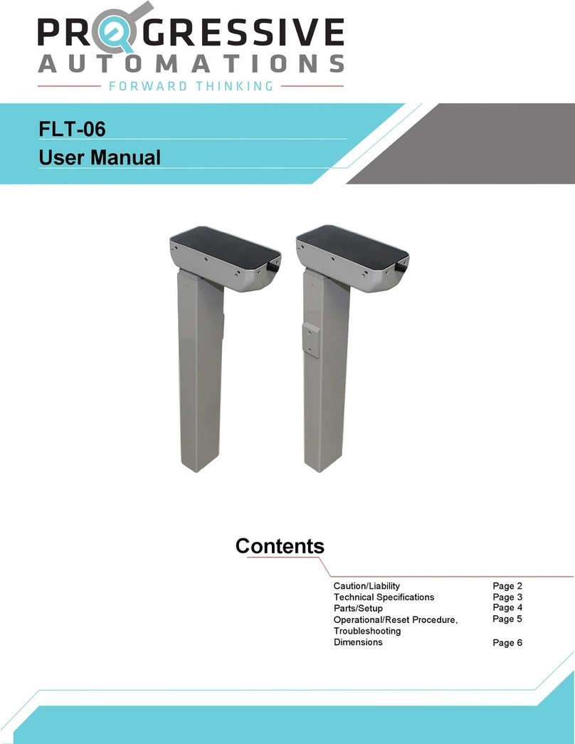 progressive automations flt-06 User manual