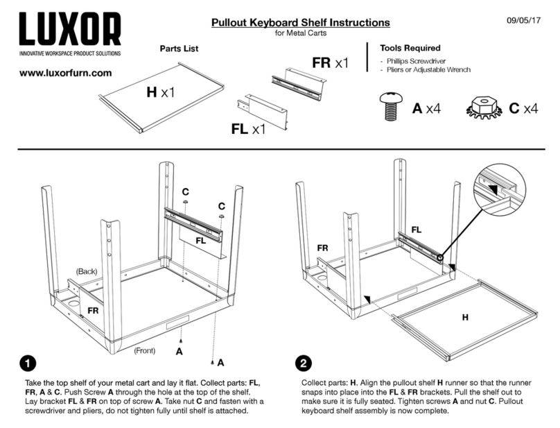 Luxor AVJ42KB User manual