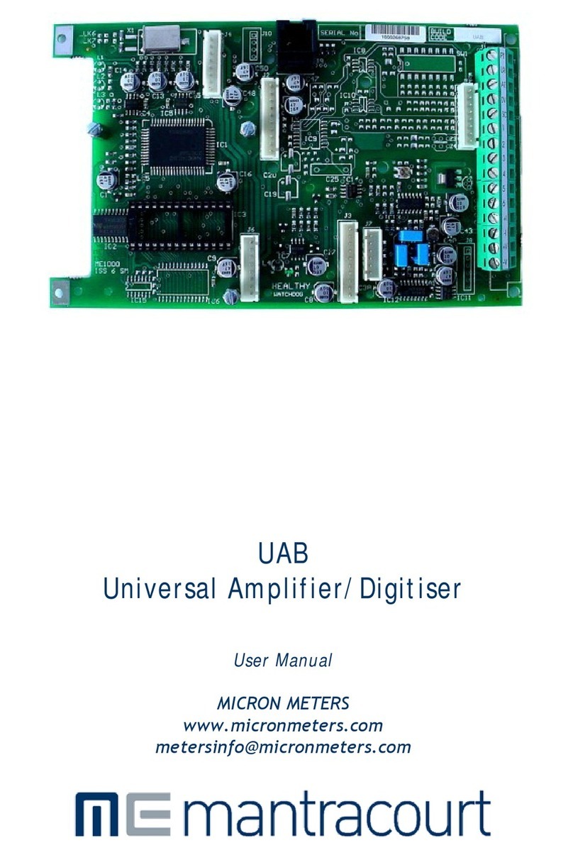 Mantracourt UAB user manual