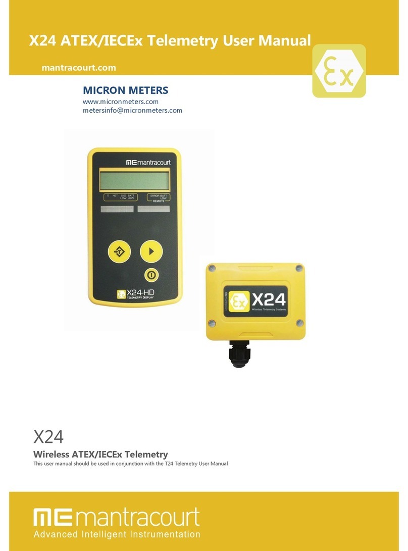 Mantracourt X24 User manual
