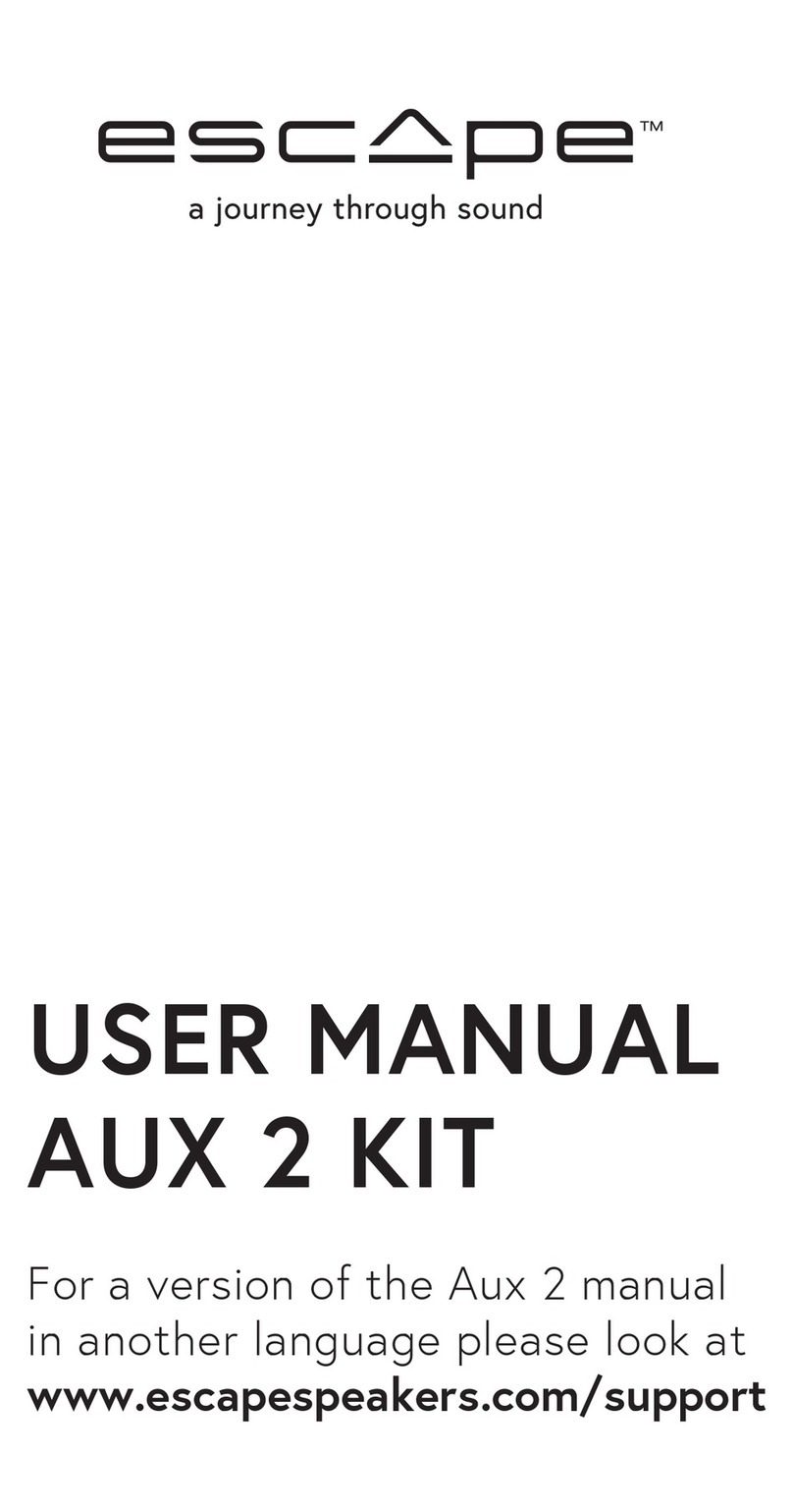 Escape AUX 2 KIT user manual
