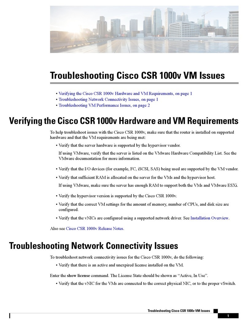 Cisco CSR 1000v Programming manual