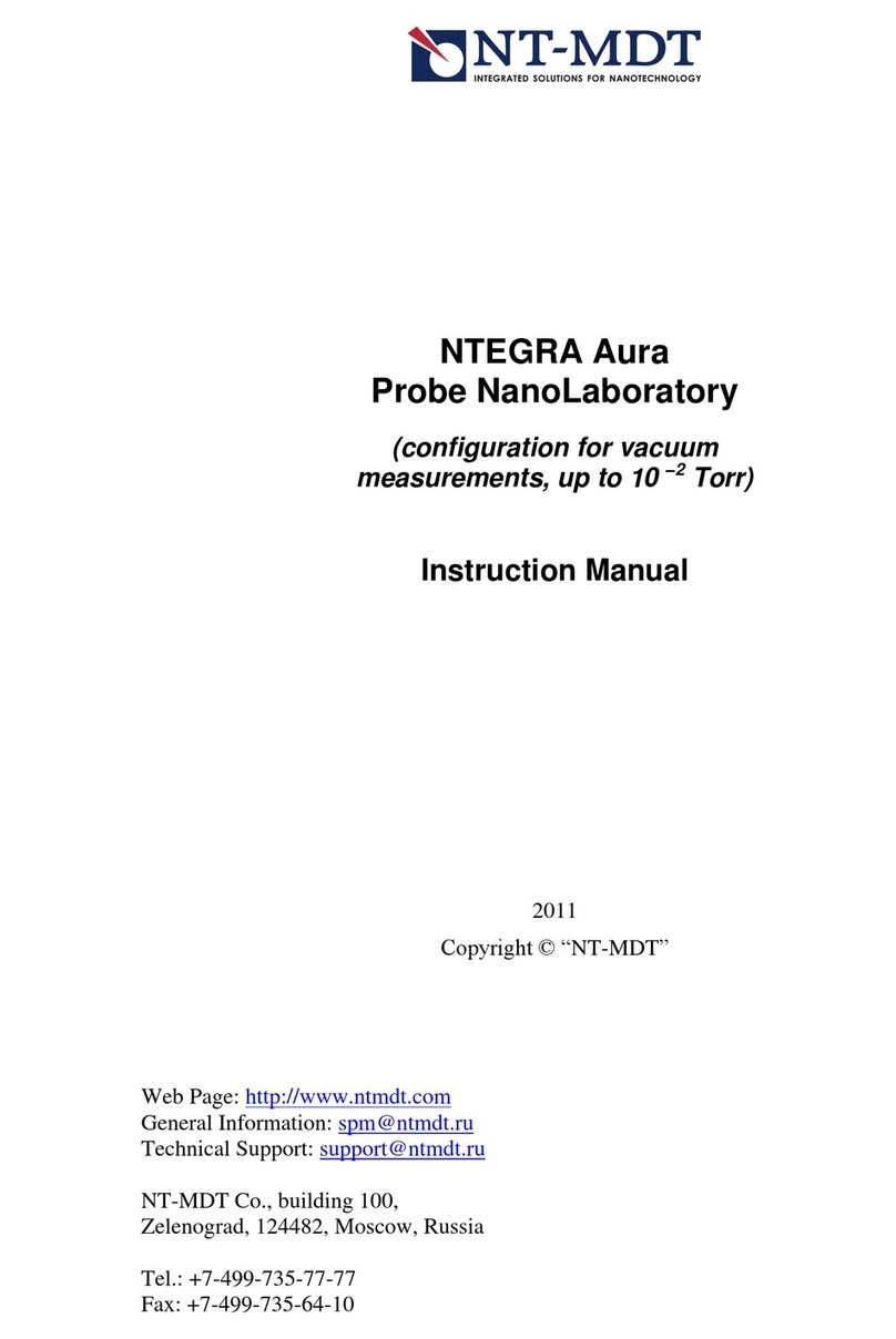 NT-MDT NTEGRA Aura Probe NanoLaboratory User manual