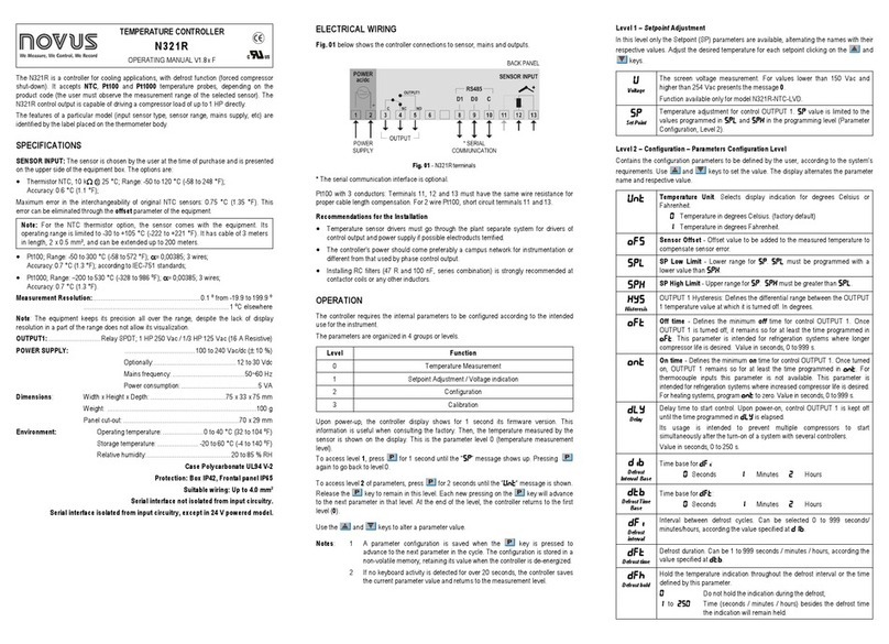 Novus N321R operating manual