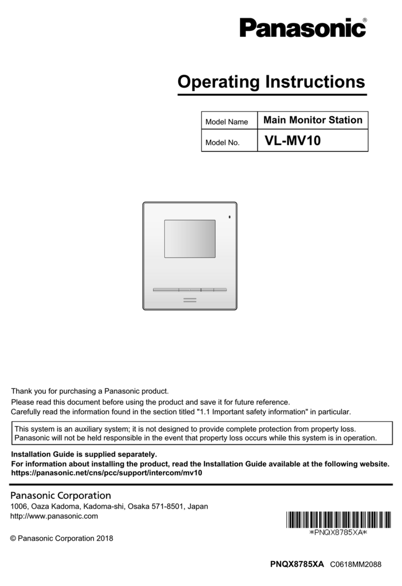 Panasonic VL-MV10 User manual
