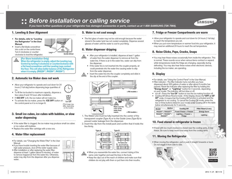 Samsung RSG257 Series manual