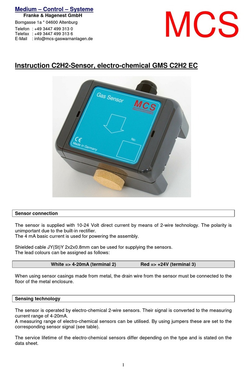 MCS GMS C2H2 EC instruction manual