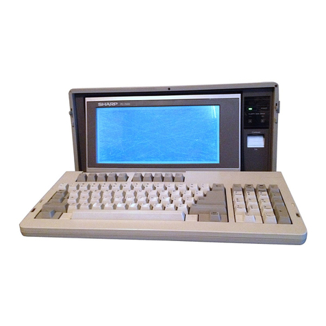 Sharp PC-7200 User manual Sharp PC-7200 User manual