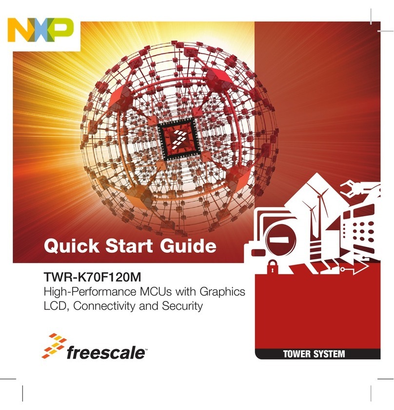 NXP Semiconductors TWR-K70F120M Operating and maintenance instructions NXP Semiconductors TWR-K70F120M Operating and maintenance instructions