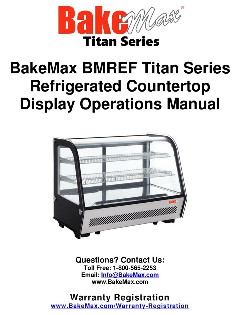 Bake Max BMREF Titan Series Operation manual