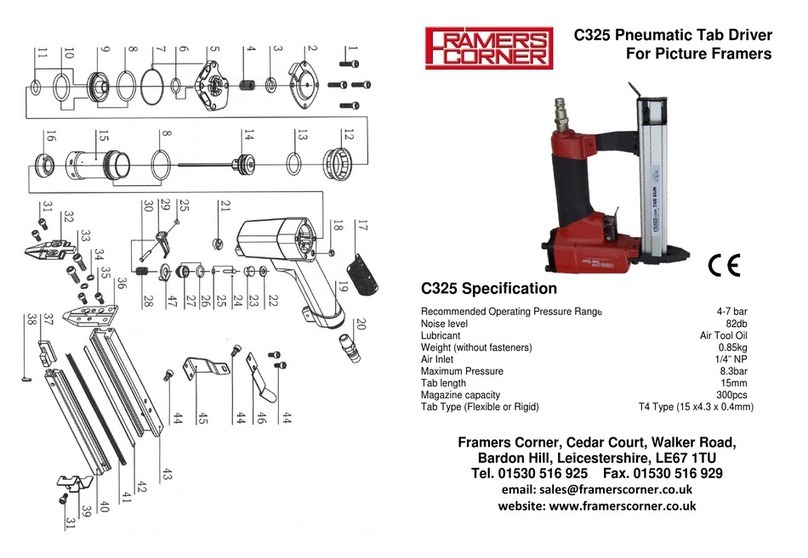 Framers Corner C325 user manual