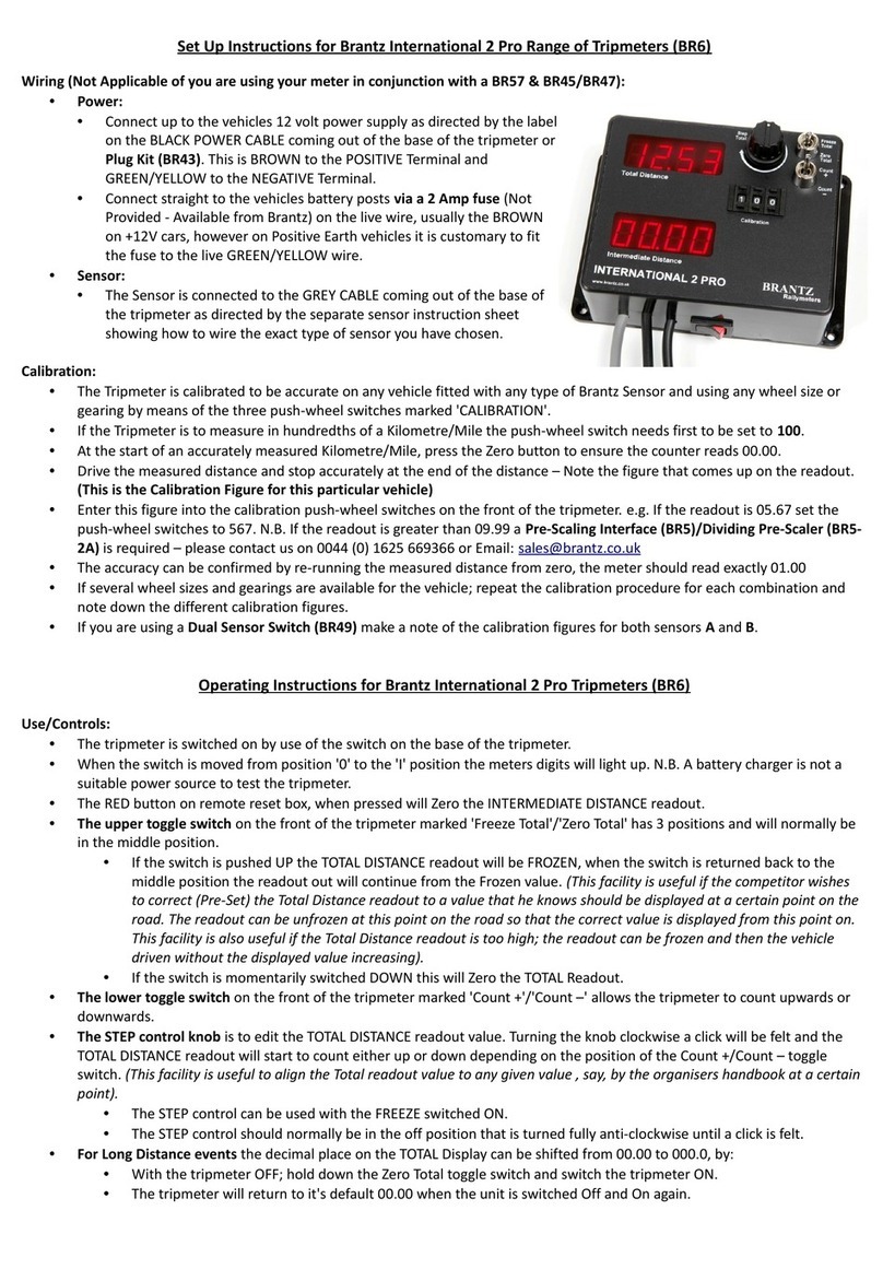 Brantz BR6 Setup instructions