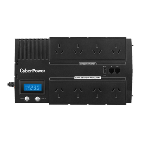 CyberPower UPS BR850ELCD User manual