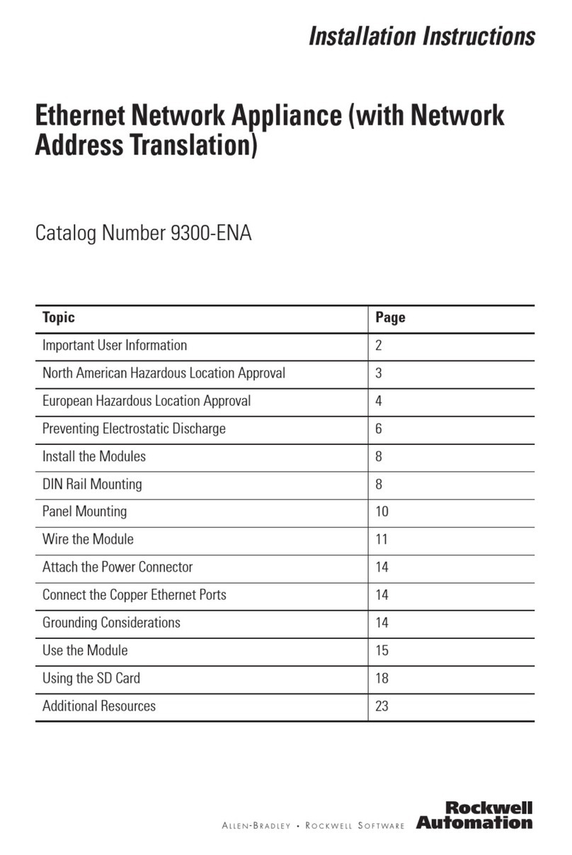 Rockwell Automation 9300-ENA User manual