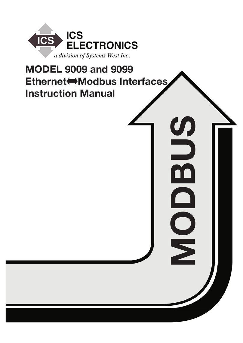 ICS ELECTRONICS 9099 instruction manual ICS ELECTRONICS 9099 instruction manual