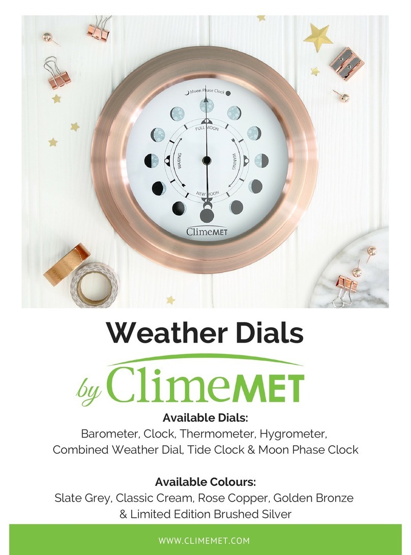 ClimeMET Barometer user manual