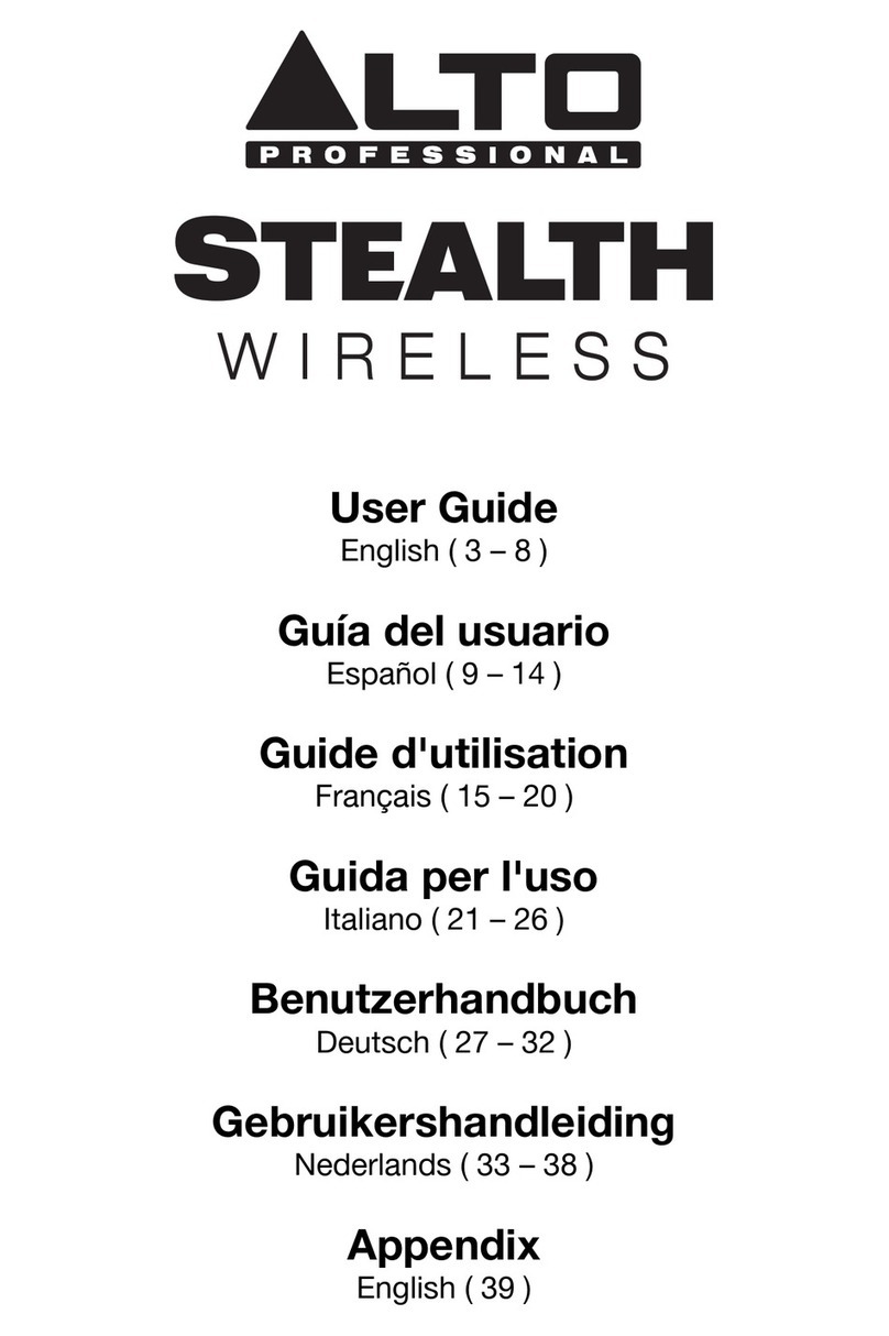 Alto Professional Stealth Wireless user guide