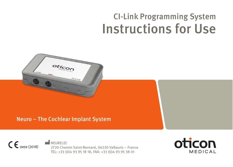oticon CI-Link Instructions for use
