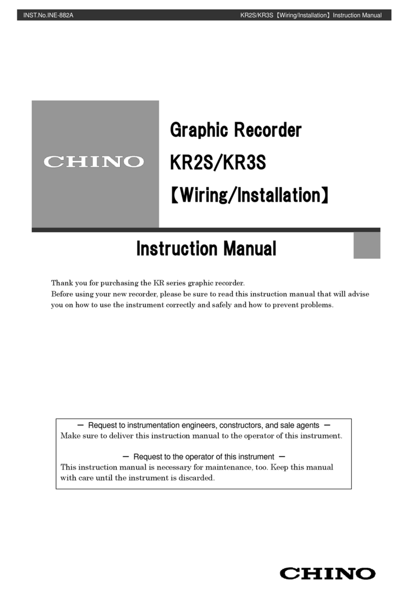 Chino KR2S instruction manual