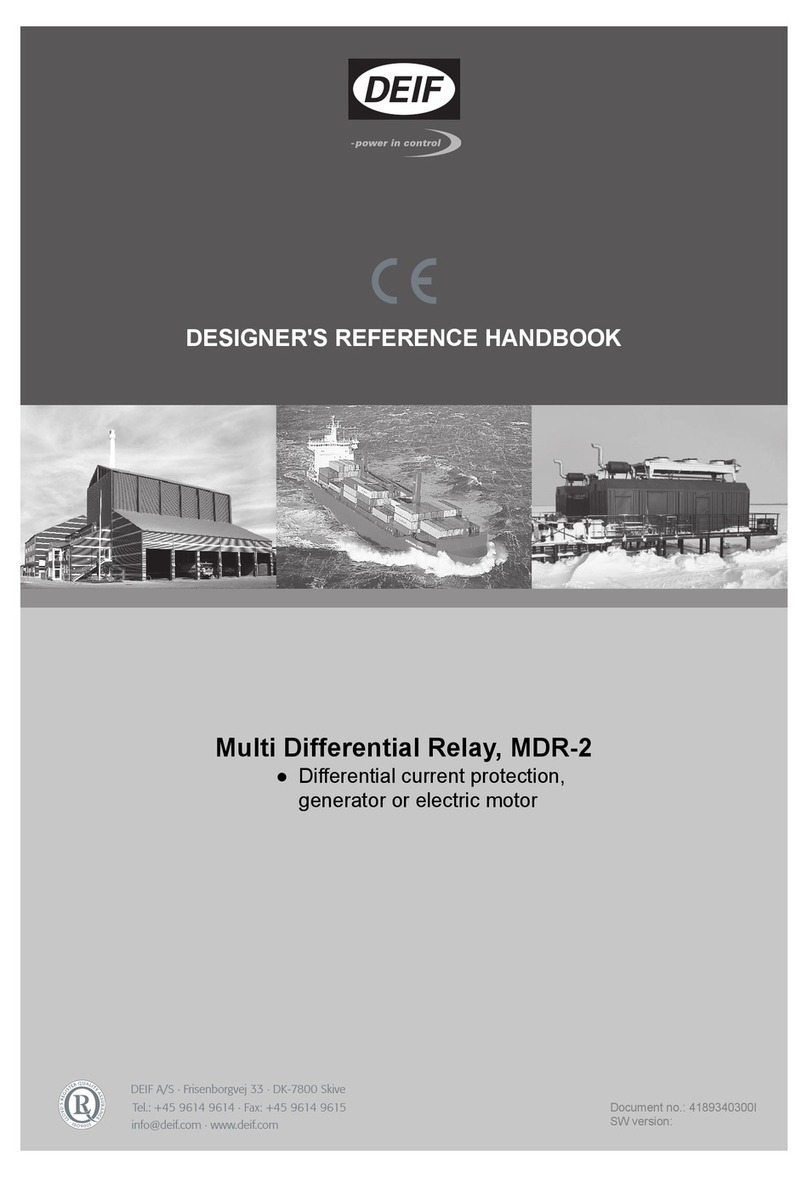 Deif Multi Differential Relay 2 User manual