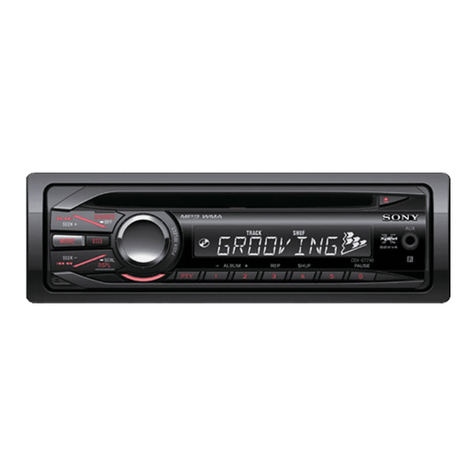 Sony CDX-GT24W - Cd Receiver Mp3/wma Player User manual