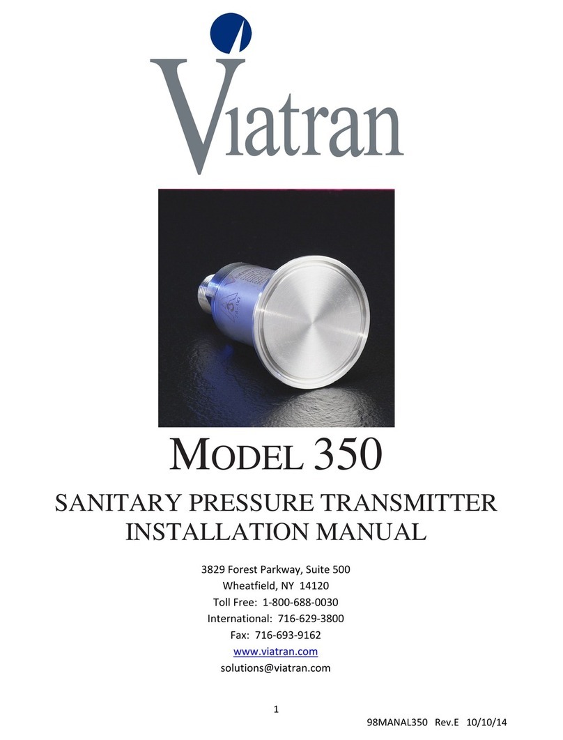 Viatran 350 User manual