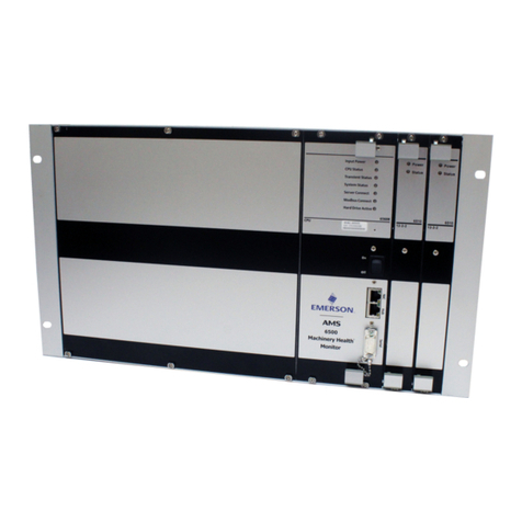 Emerson AMS 6500 User manual