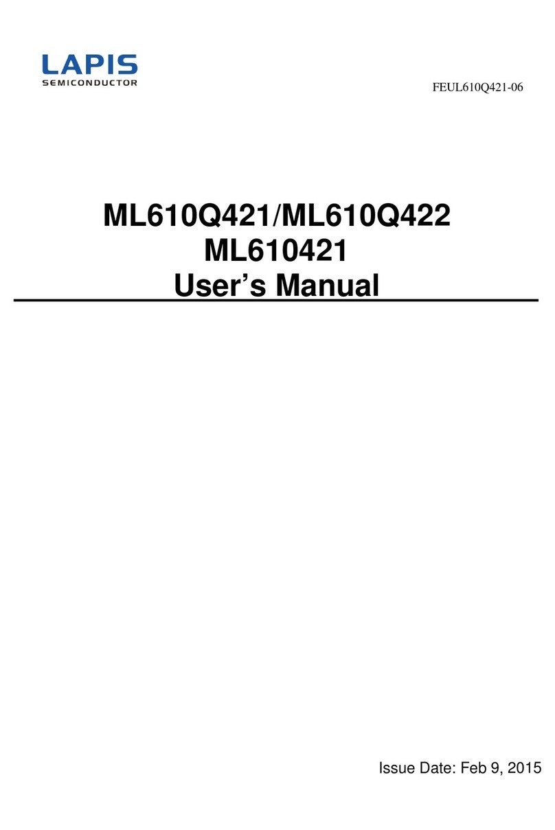 LAPIS Semiconductor ML610Q421 user manual