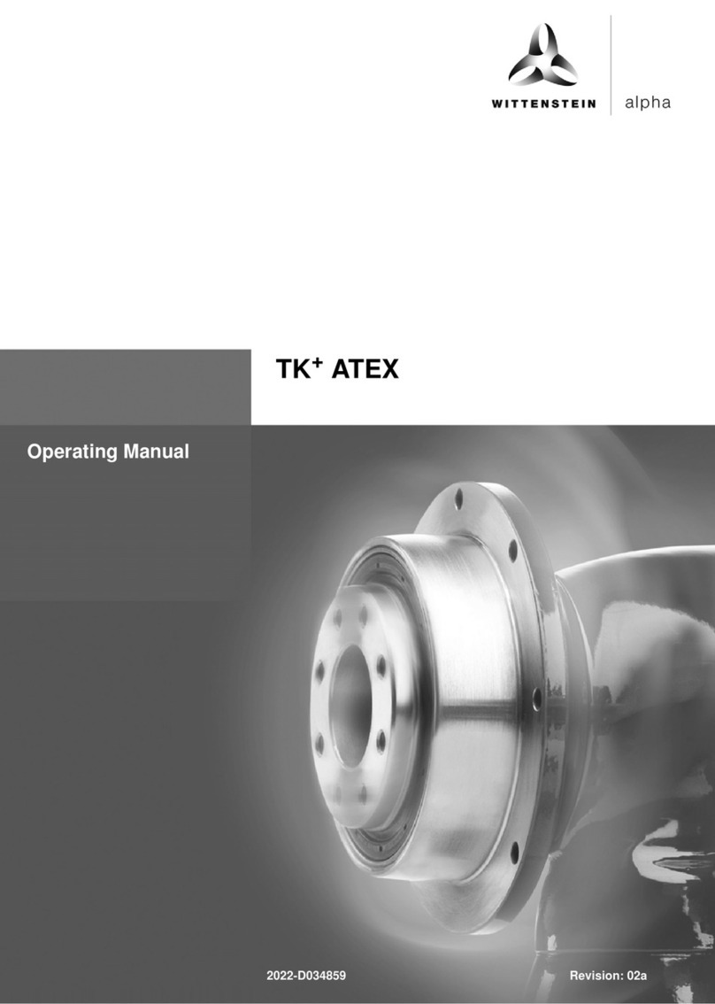 Wittenstein Alpha TK PLUS ATEX operating manual