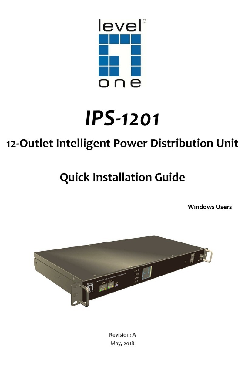 LevelOne IPS-1201 Operator's manual
