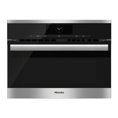 Miele H6700BM Operating and installation instructions