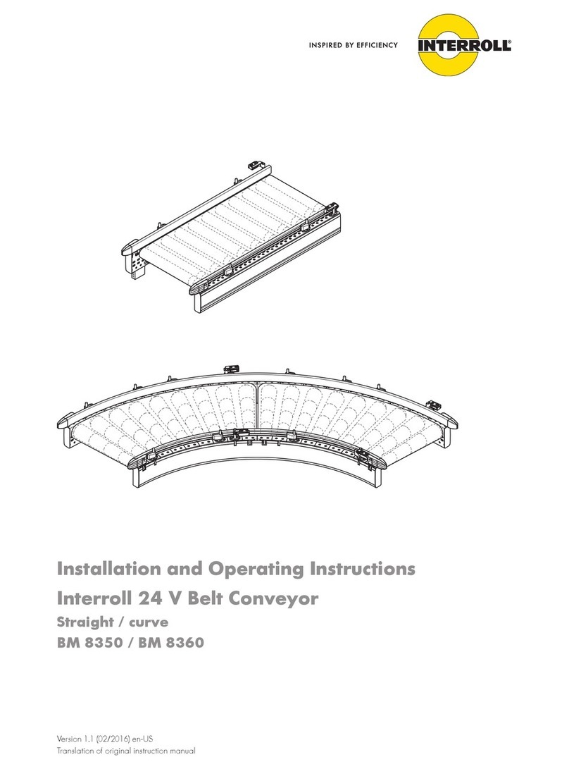 Interroll BM 8350 Installation and operating instructions