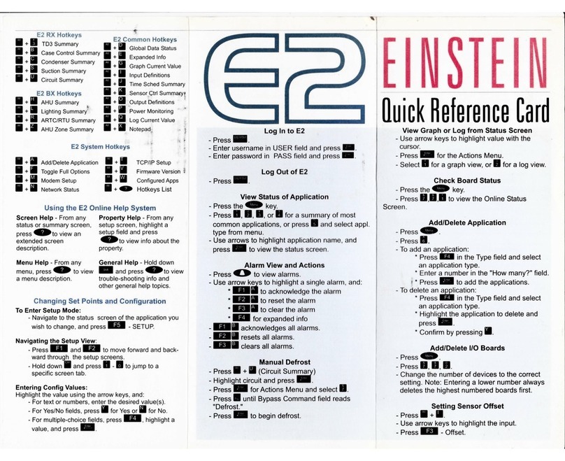 Emerson E2 User manual