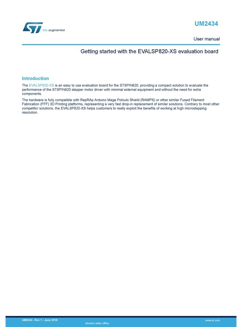 ST EVALSP820-XS User manual ST EVALSP820-XS User manual