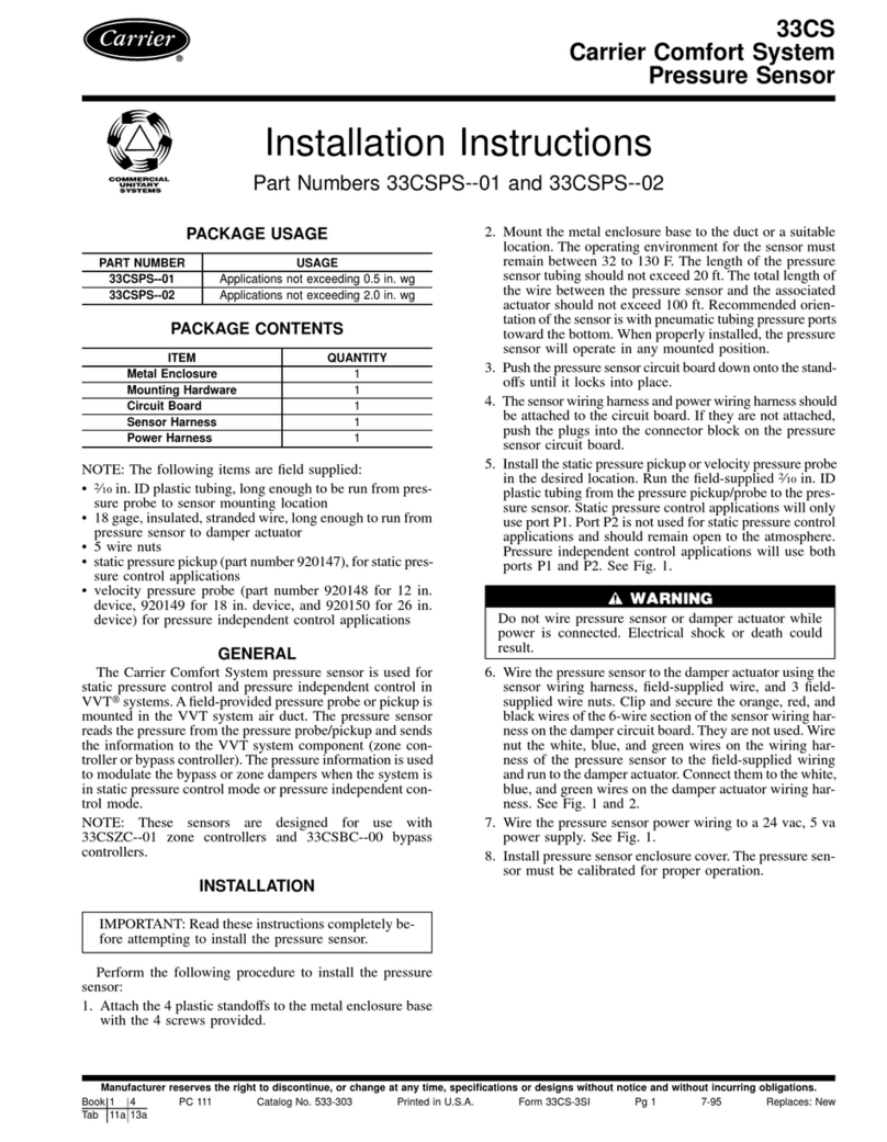 Carrier 33CS Service manual