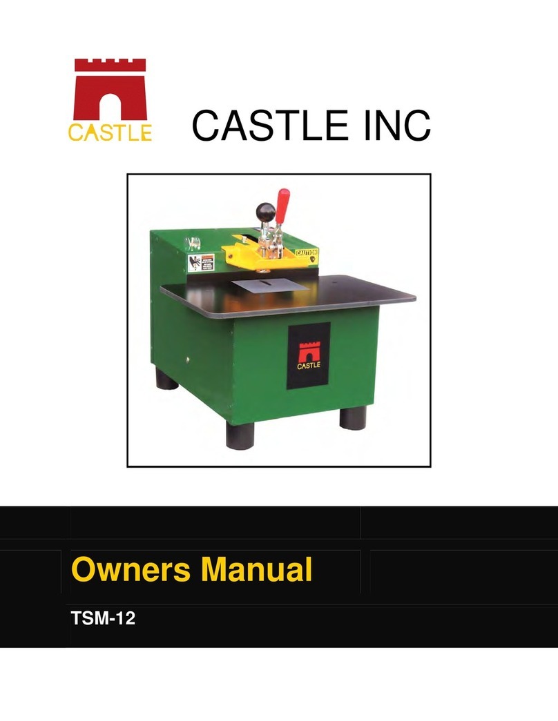 Castle, Inc. TSM-12 owner's manual