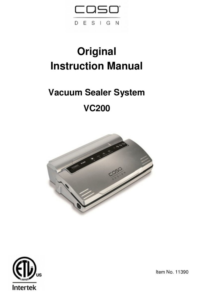 Caso VC 200 User manual Caso VC 200 User manual