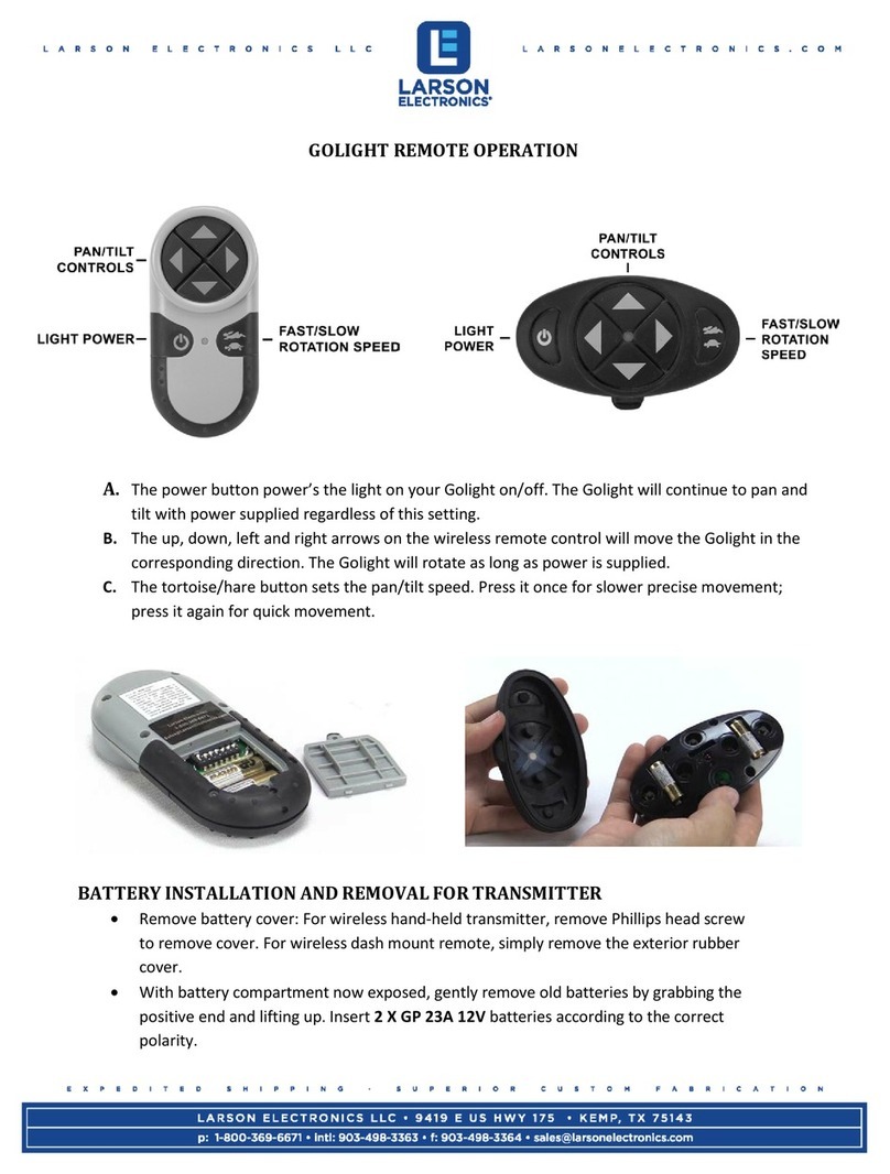 LARSON Golight manual