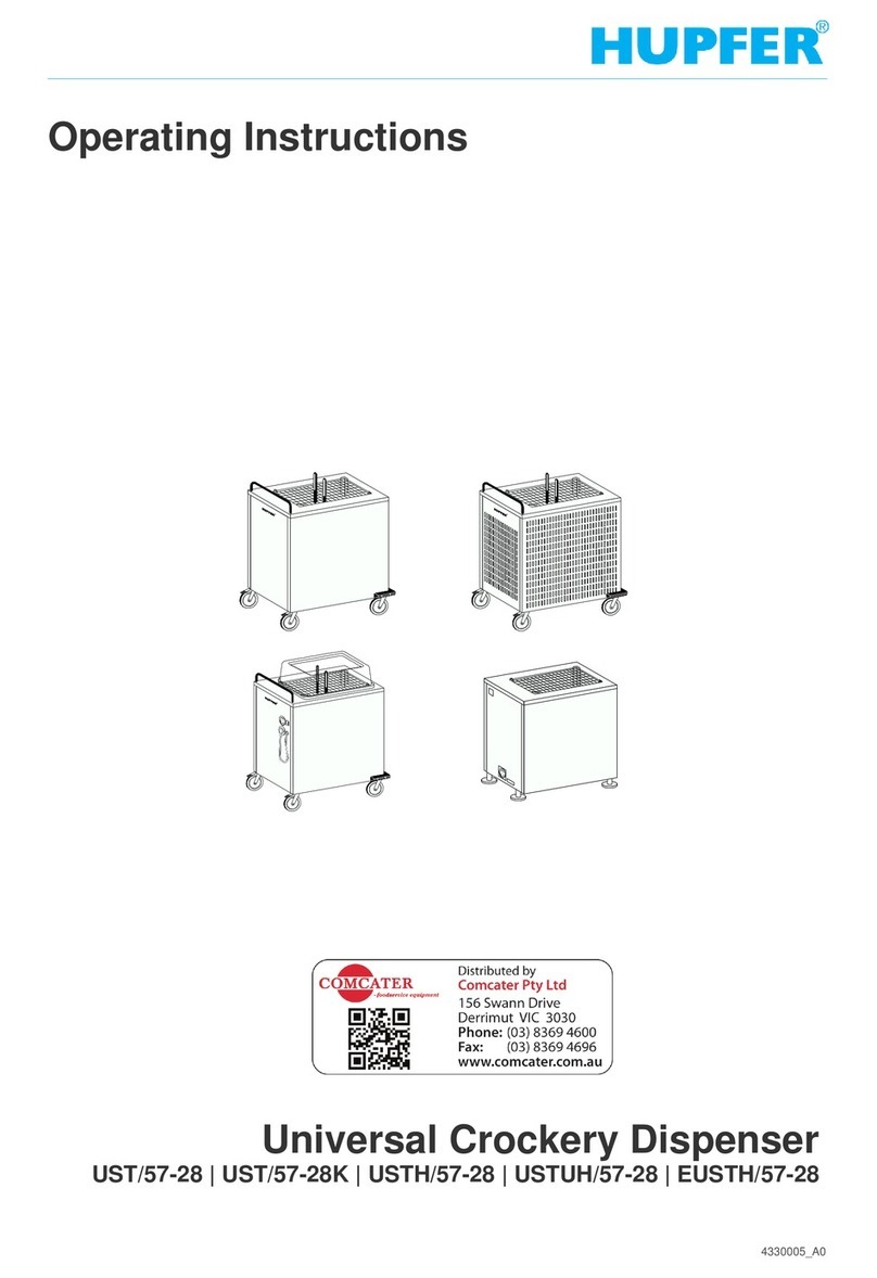 Hupfer UST/57-28 operating instructions