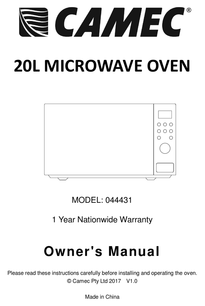 Camec 044431 owner's manual
