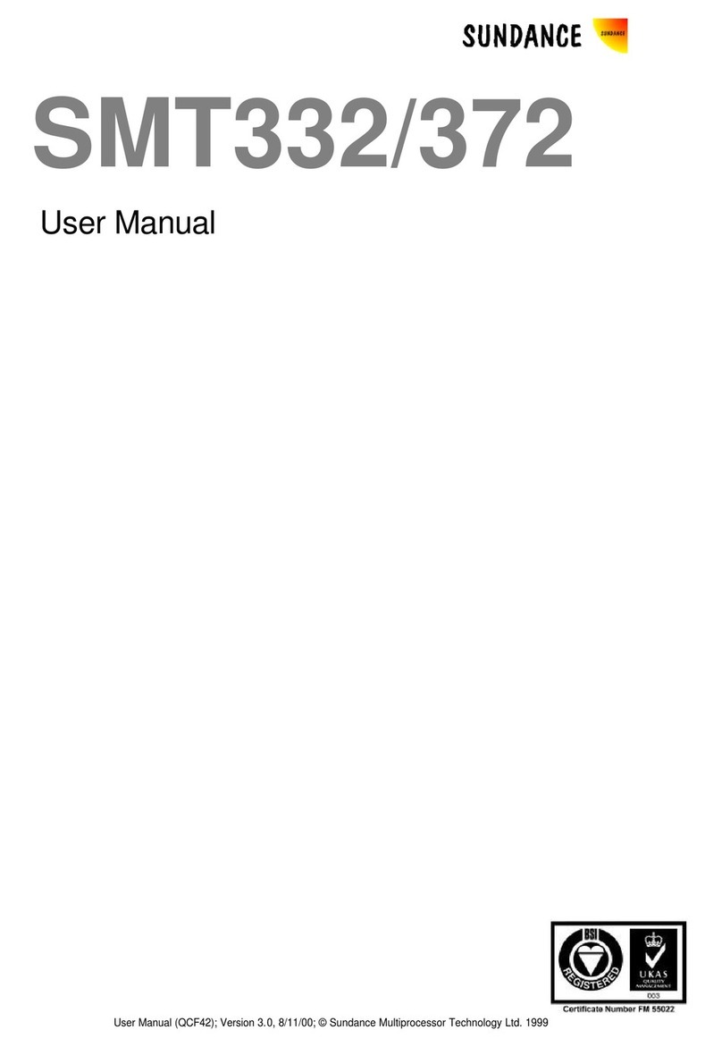 Sundance Spas SMT332 user manual