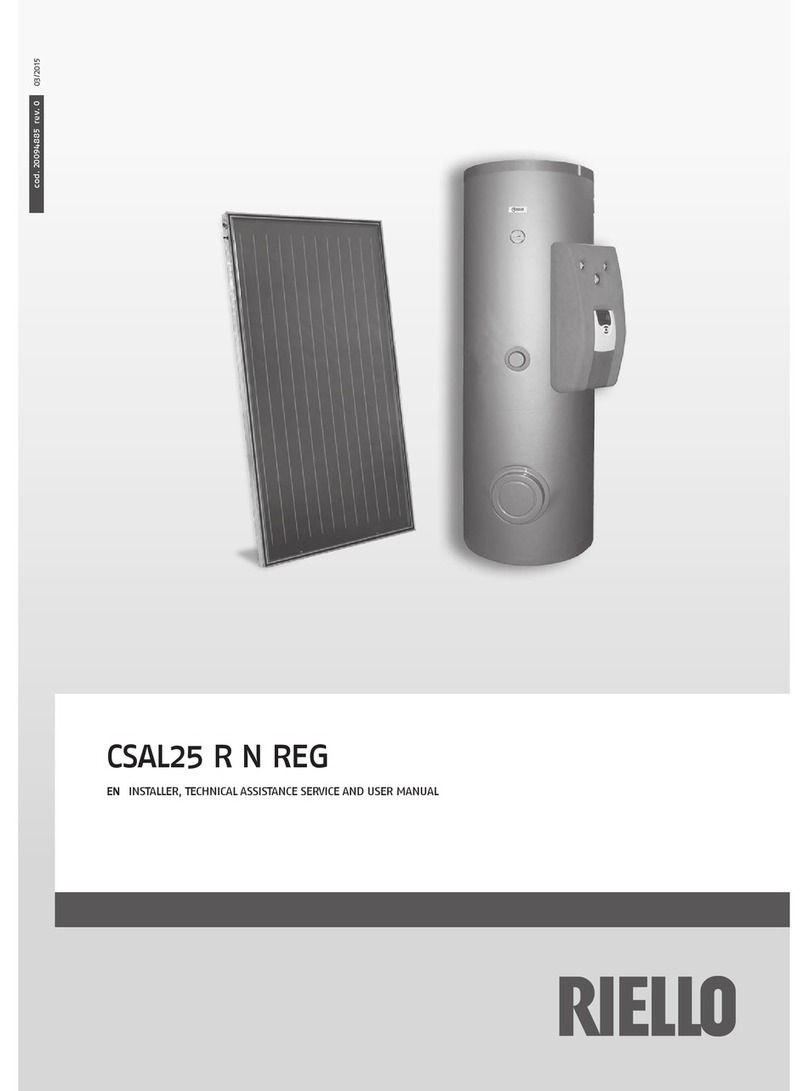 Riello CSAL25 R 200 N REG User guide